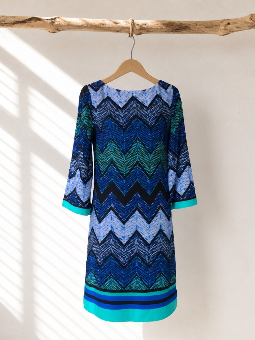 Eliza J Geometric Print Dress